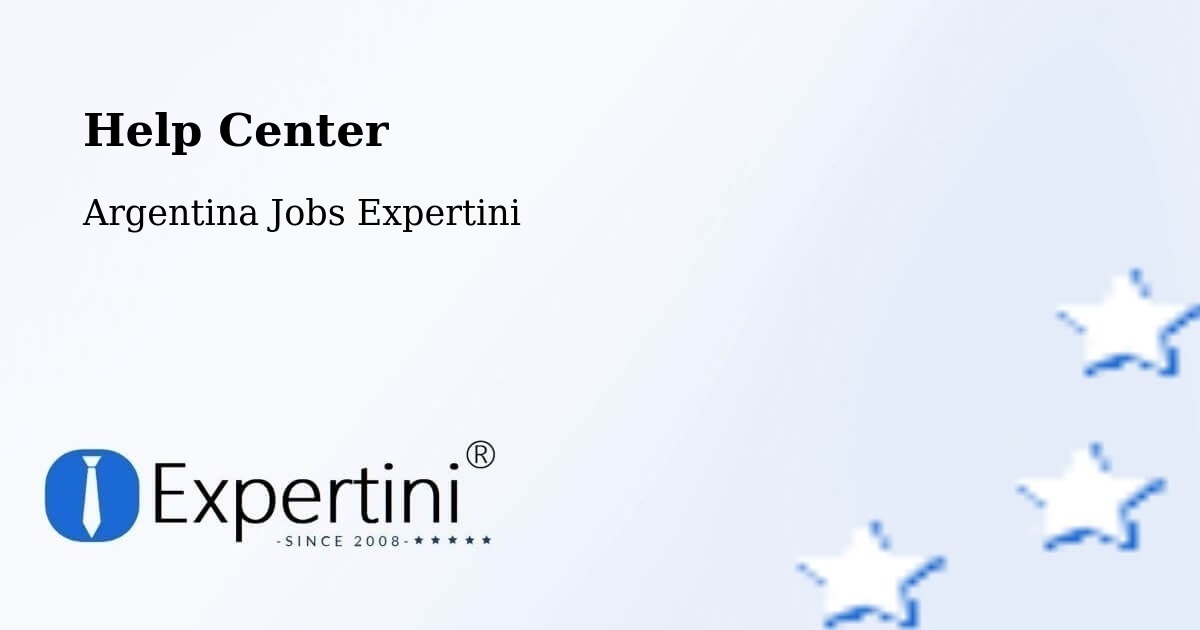 Help Center – Buenos Aires - Argentina Jobs Expertini