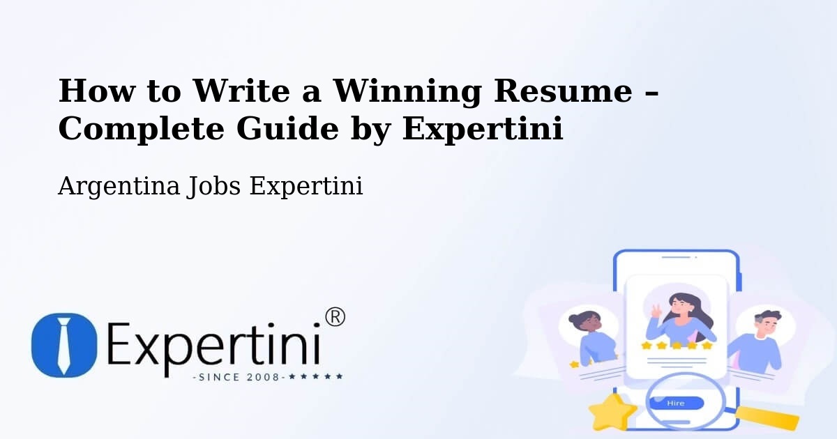 Resume Writing Guide for Job Seekers – Buenos Aires - Buenos Aires, Argentina Jobs Expertini